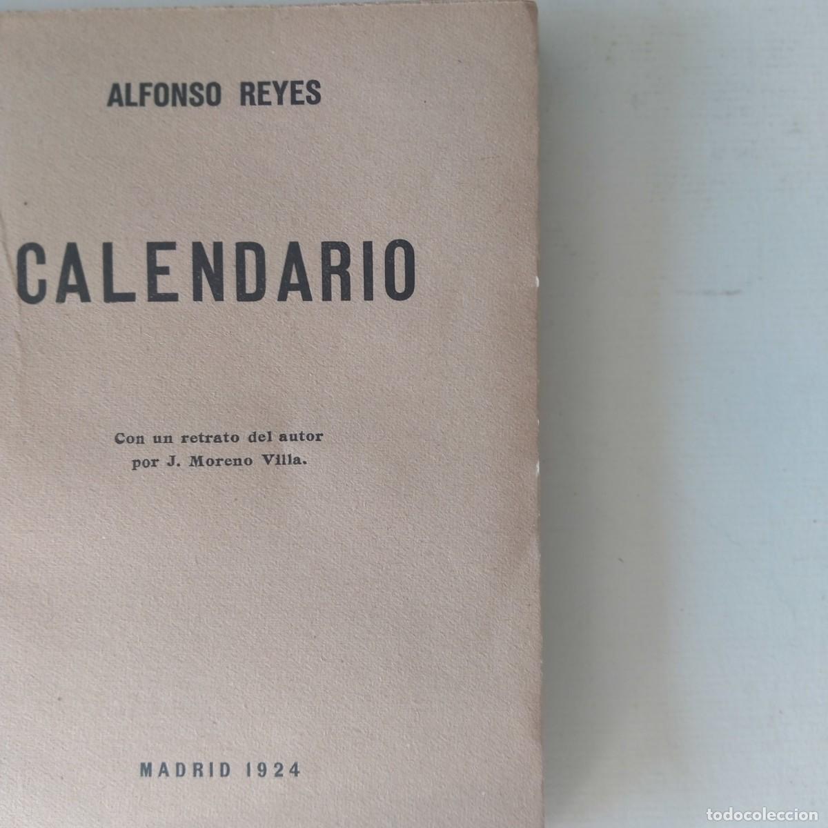 Libros: Calendario. - Reyes, Alfonso. - Foto 3