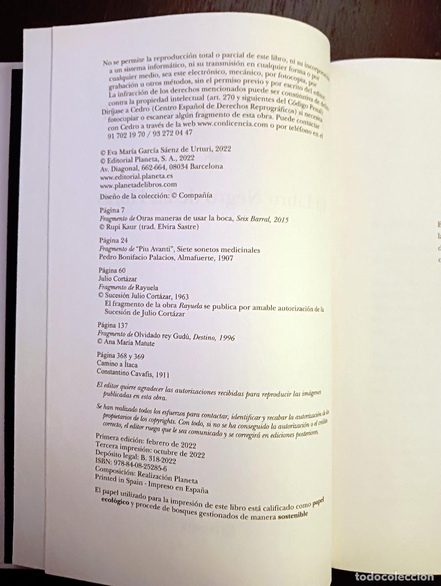 Libros: El libro negro de las Horas. Eva Garc&iacute;a S&aacute;enz de Urturi - Foto 4