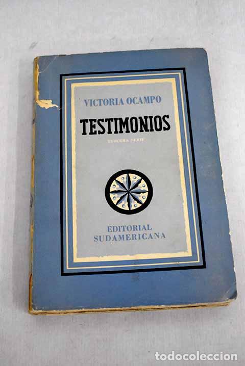 Libros: Testimonios: Ocampo, Victoria.- Ocampo, Victoria - Foto 1