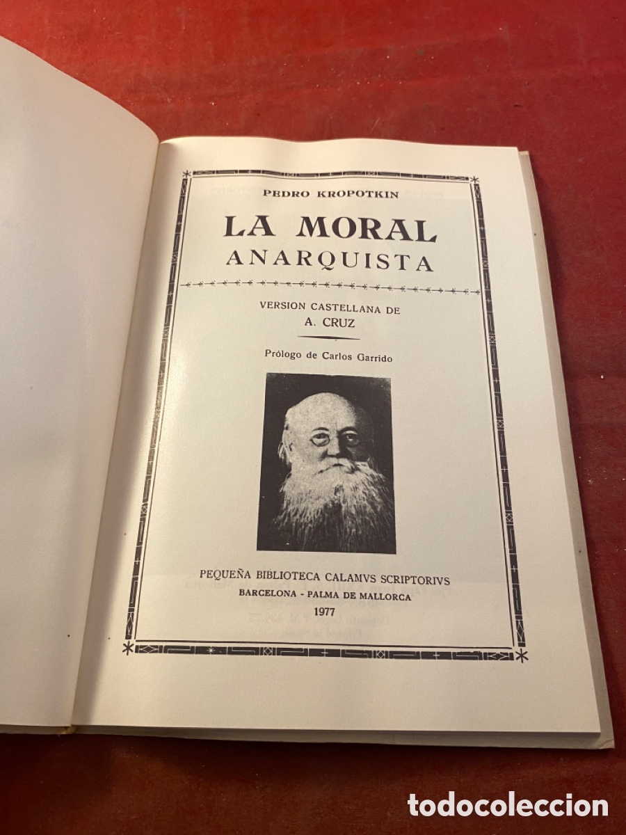Libros: LA MORAL ANARQUISTA 1977 - Foto 2