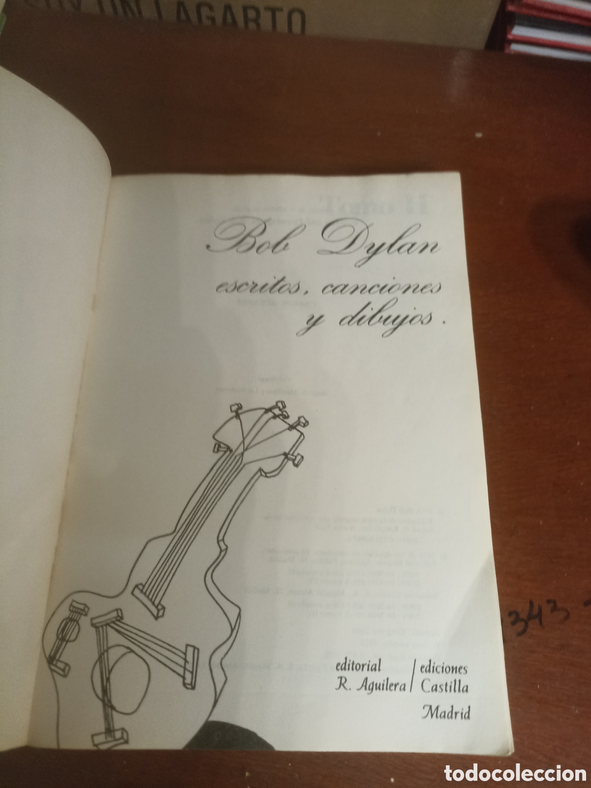 Libros: Bob Dylan escritos, canciones y dibujos tomo 2 ediciones Castalia - Foto 4