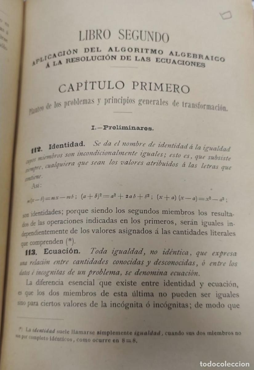 Libros: &Aacute;lgebra - Salinas y Angulo, Ignacio. Ben&iacute;tez y Parodi, Manuel - Foto 6