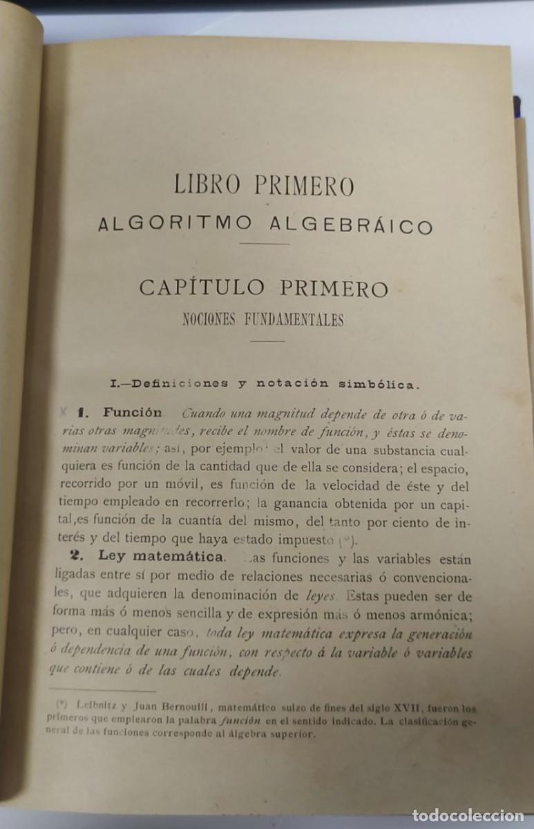 Libros: &Aacute;lgebra - Salinas y Angulo, Ignacio. Ben&iacute;tez y Parodi, Manuel - Foto 8