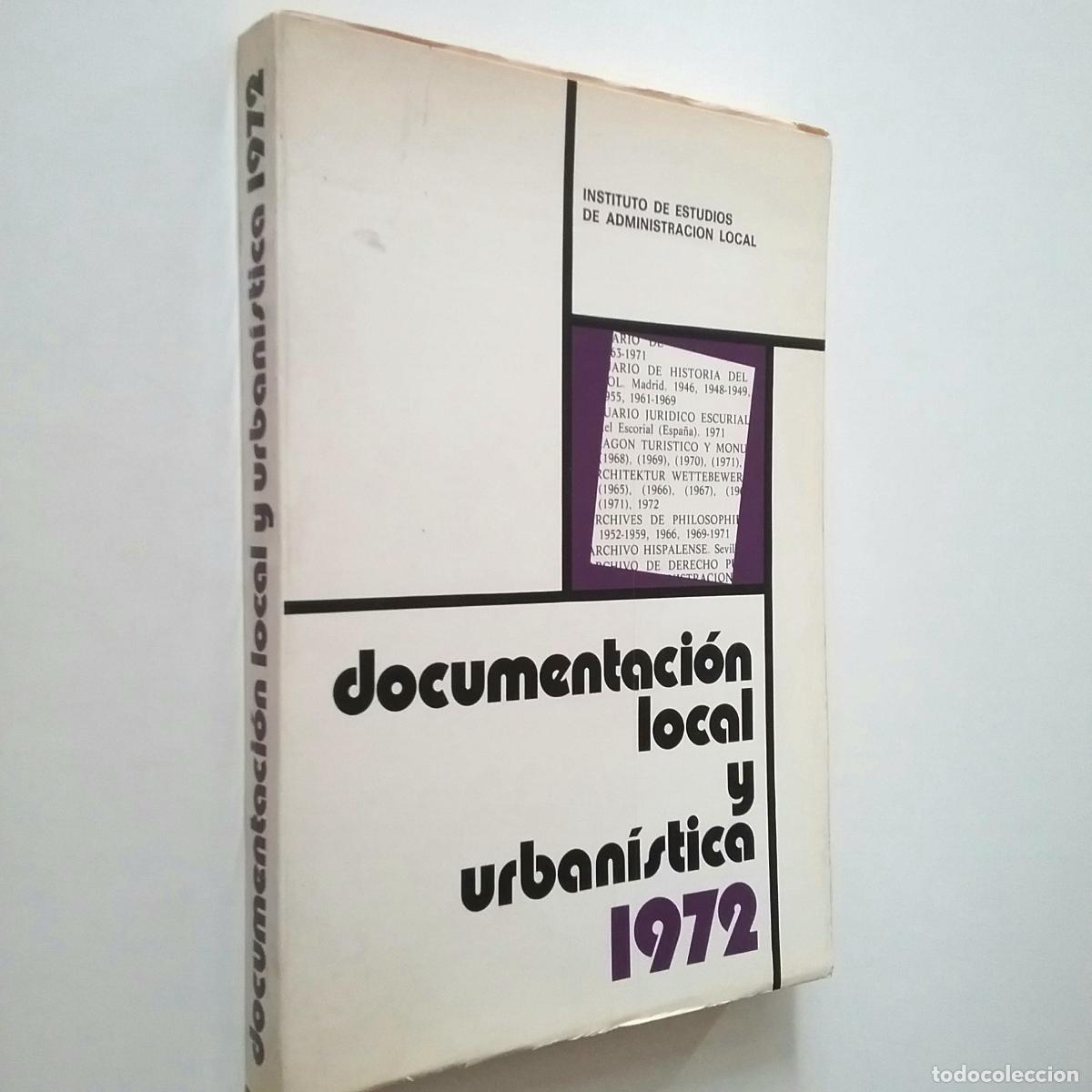 Libros: VV. AA. - Documentaci&oacute;n local y urban&iacute;stica, 1972 - Foto 1