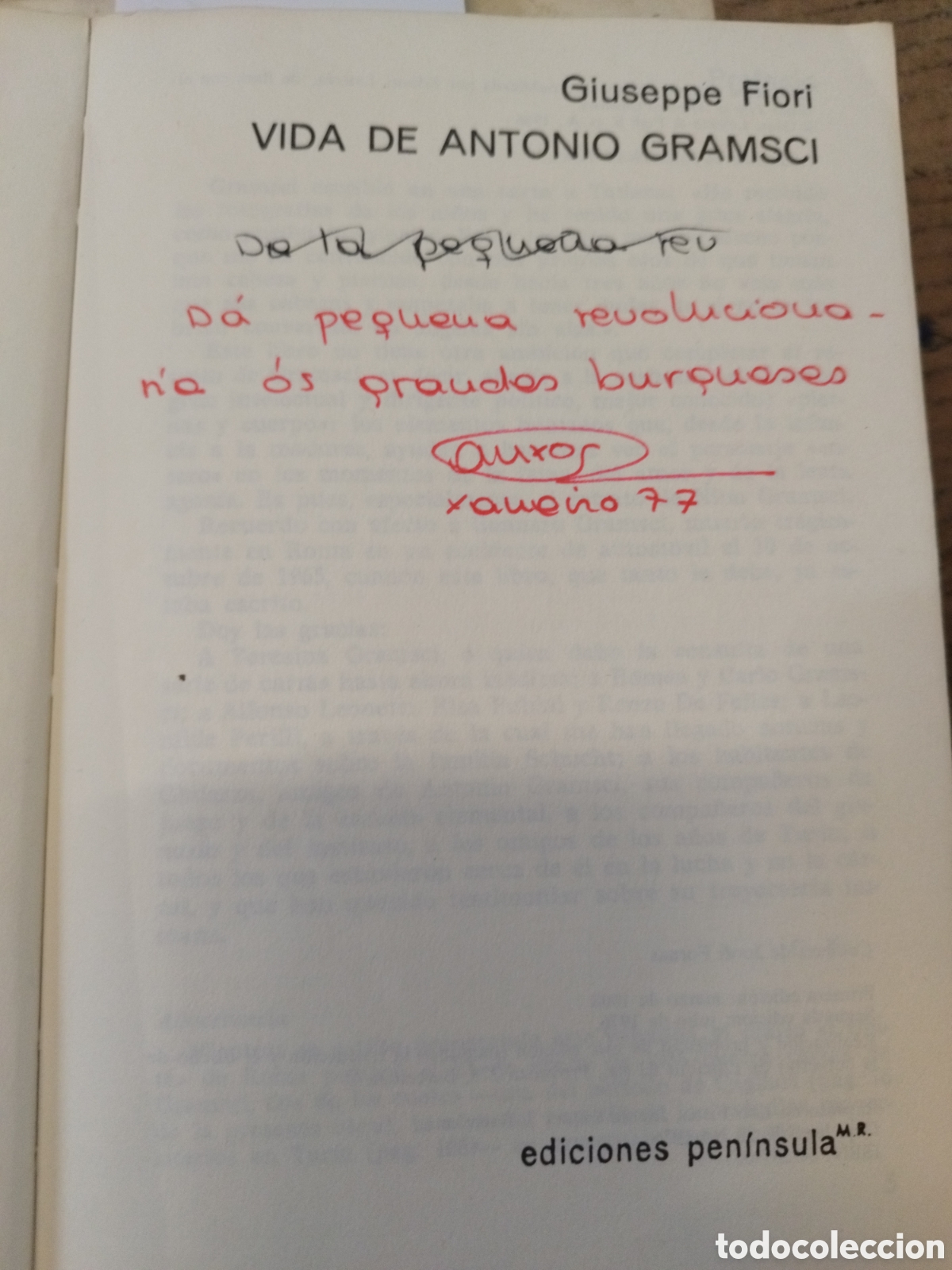 Libros: VIDA DE ANTONIO GRAMSCI - FIORI,Giuseppe - Foto 4