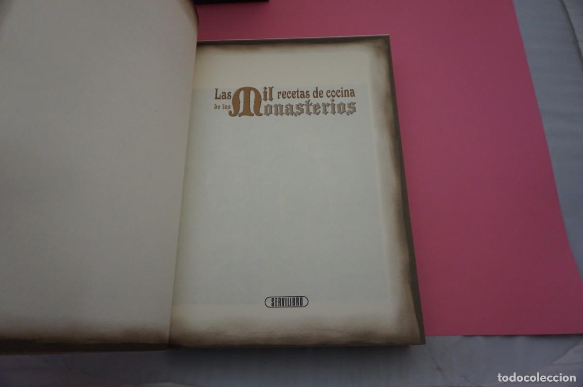 Libros: M2F/ LAS MIL RECETAS DE COCINA DE LOS MONASTERIOS / SERVILIBRO EDITOR - Foto 2