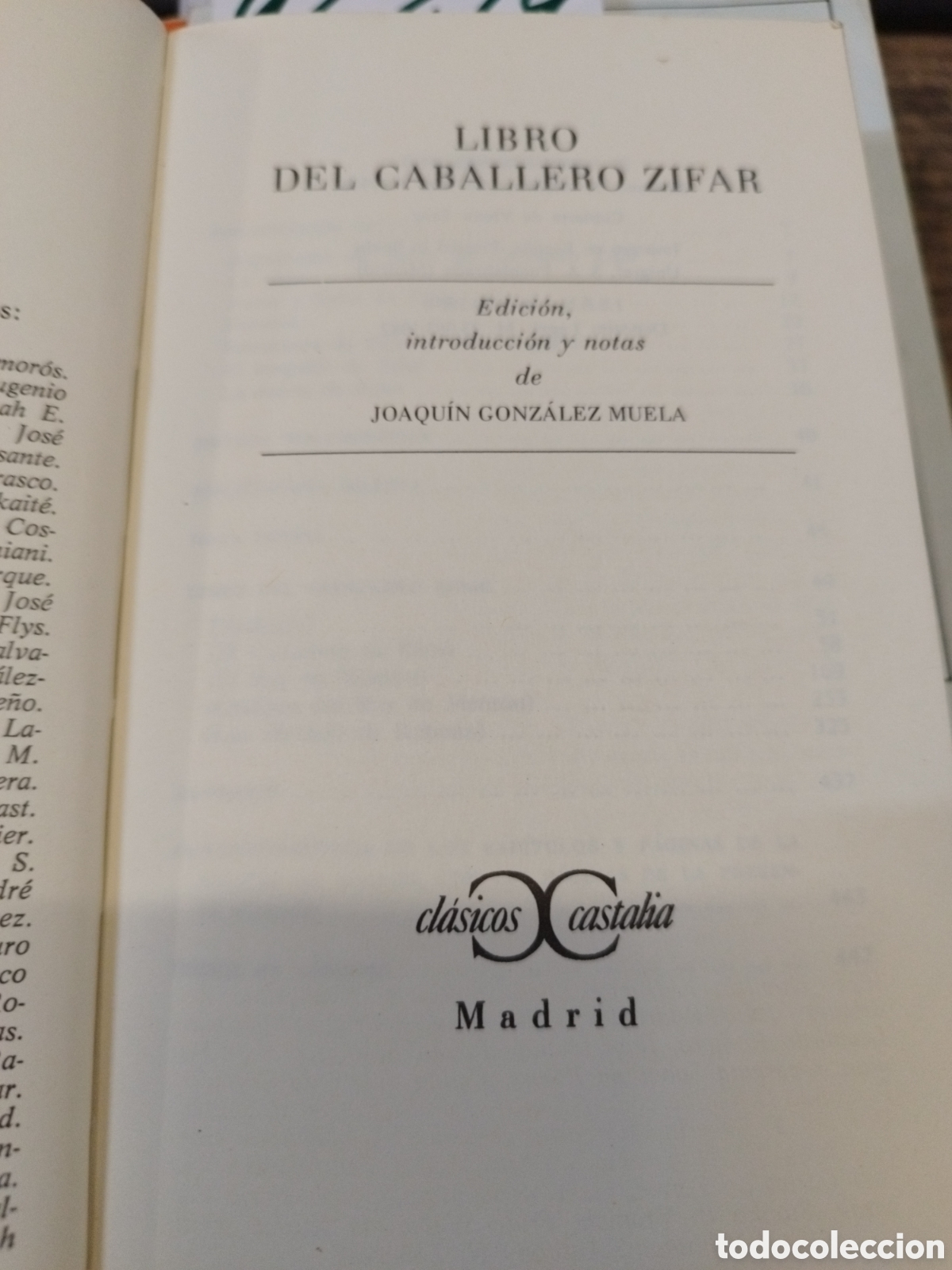 Libros: LIBRO DEL CABALLERO ZIFAR - GONZALEZ MUELA,J.(Edici&oacute;n) - Foto 4