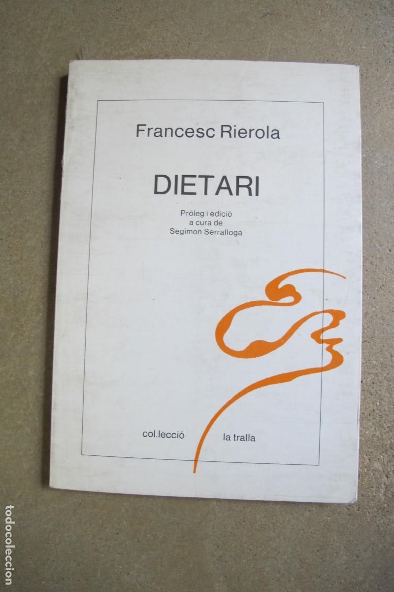 Libros: DIETARI. FRANCESC RIEROLA. - Foto 1