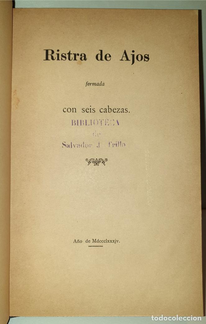 Libros: RISTRA DE AJOS FORMADA CON SEIS CABEZAS. - EL DOCTOR THEBUSSEM. - Foto 2