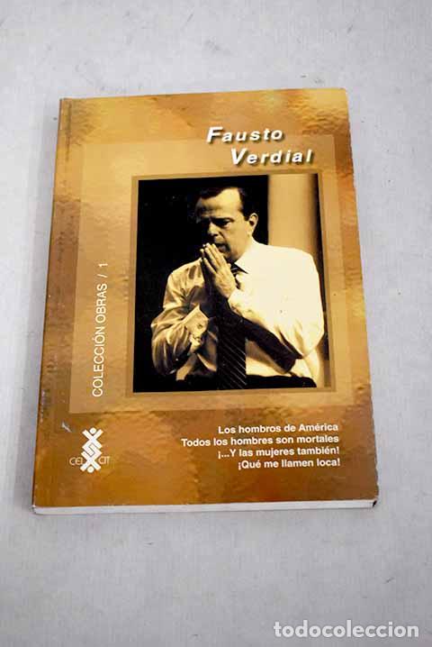 Libros: Obras, tomo I: Verdial, Fausto.- Verdial, Fausto - Foto 1
