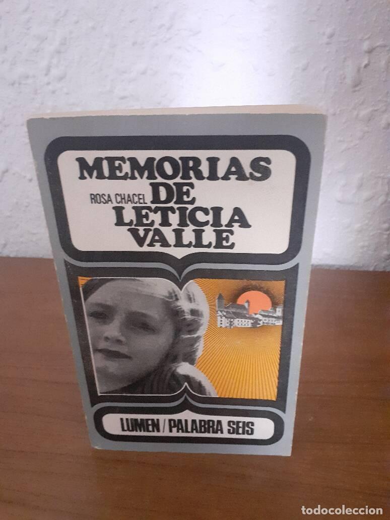 Libros: MEMORIAS DE LETICIA VALLE - Chacel, Rosa - Foto 1
