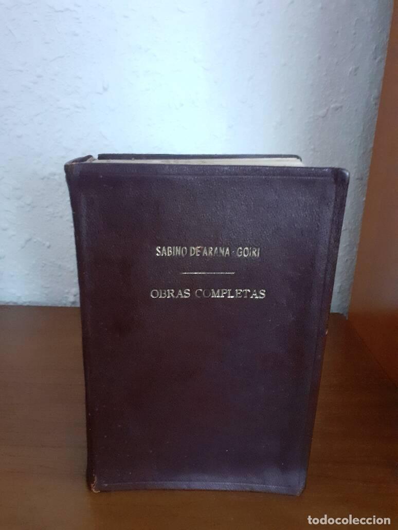Libros: OBRAS COMPLETAS - Arana Goiri, Sabino De - Foto 1