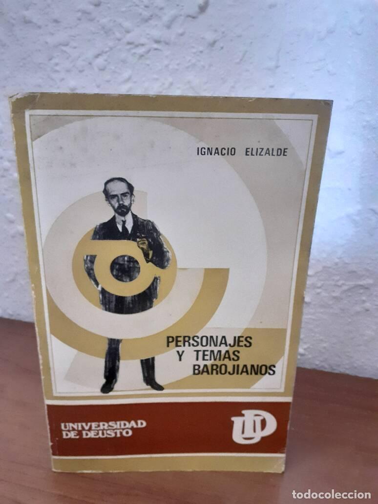 Libros: PERSONAJES Y TEMAS BAROJIANOS - Elizalde, Ignacio - Foto 1