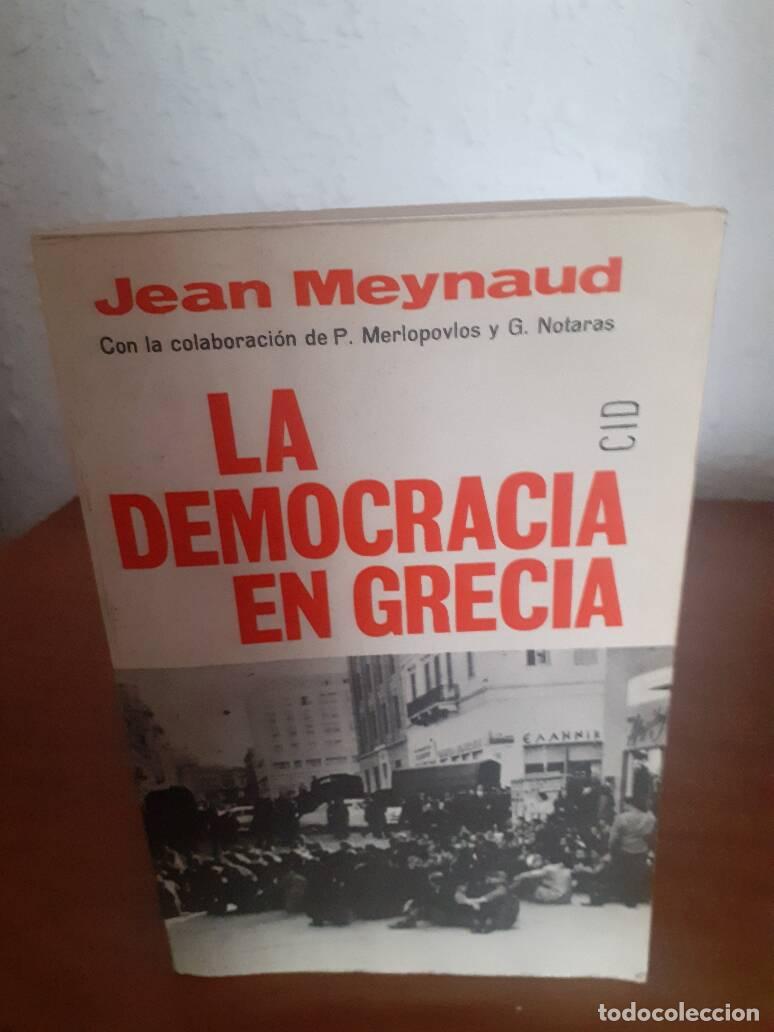 Libros: DEMOCRACIA EN GRECIA, LA - Meynaud, Jean - Foto 1