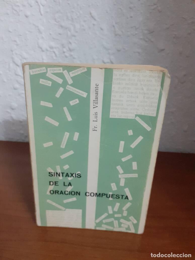 Libros: SINTAXIS DE LA ORACION COMPUESTA - Villasante, Luis - Foto 1