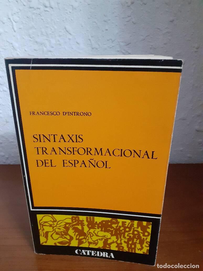 Libros: SINTAXIS TRANSFORMACIONAL DEL ESPA&Ntilde;OL - Dintrono, Francesco - Foto 1