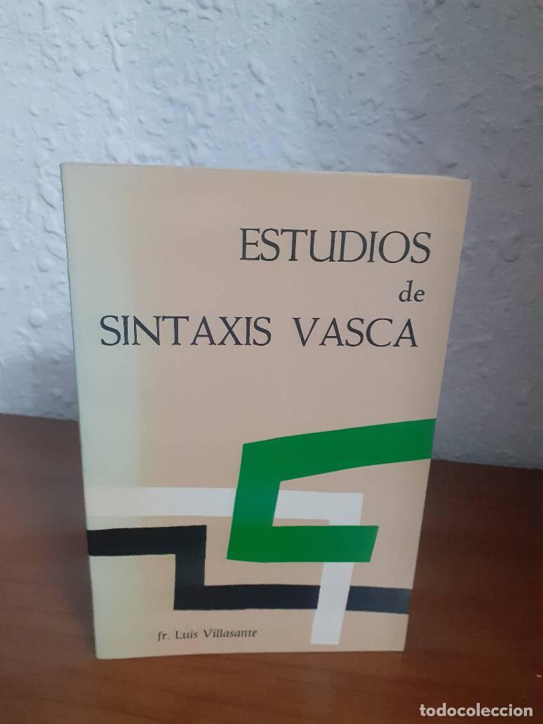 Libros: ESTUDIOS DE SINTAXIS VASCA - Villasante, Luis - Foto 1