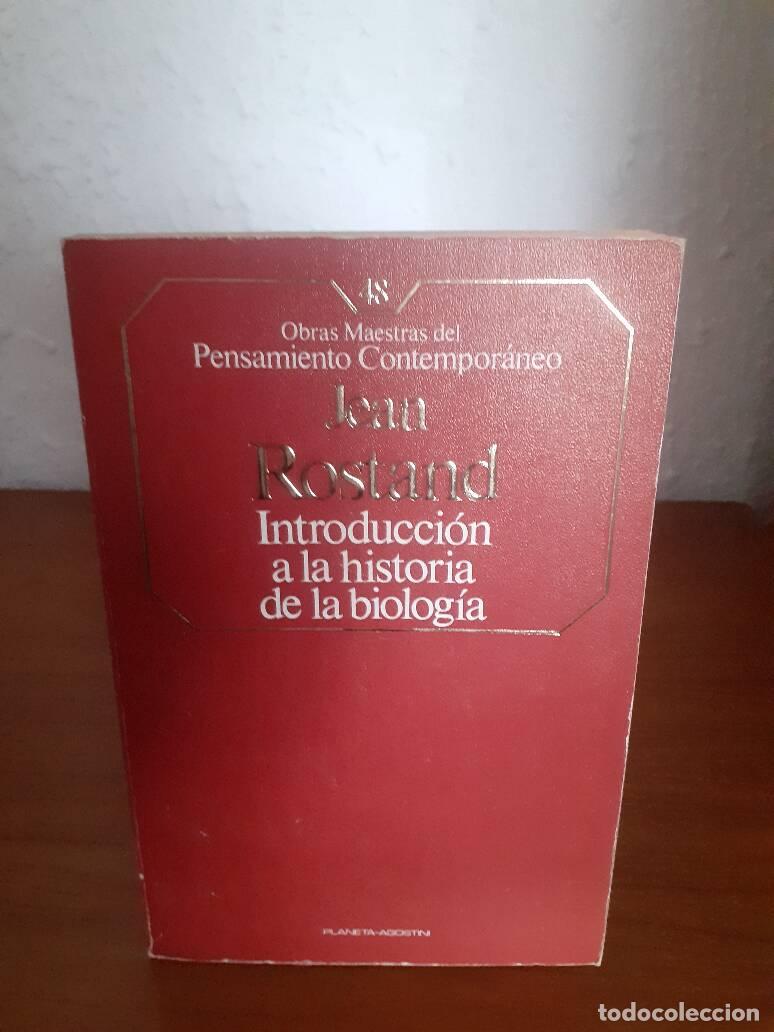 Libros: INTRODUCCION A LA HISTORIA DE LA BIOLOGIA - Rostand, Jean - Foto 1