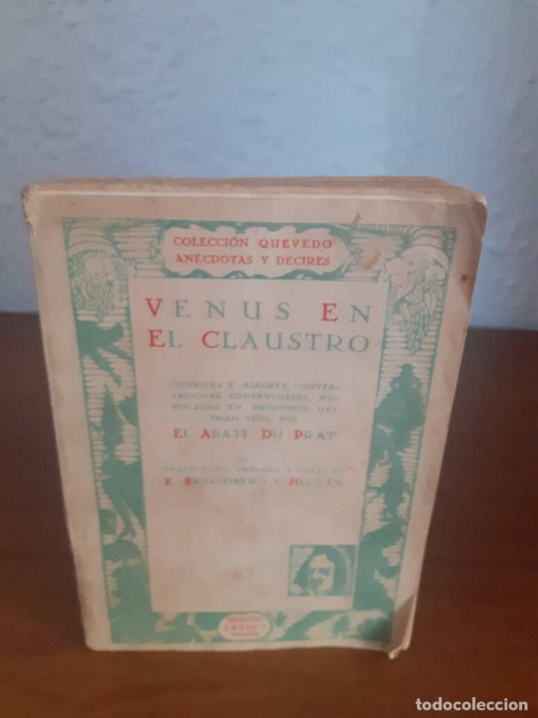 Libros: VENUS EN EL CLAUSTRO - El Abate Du Prat - Foto 1