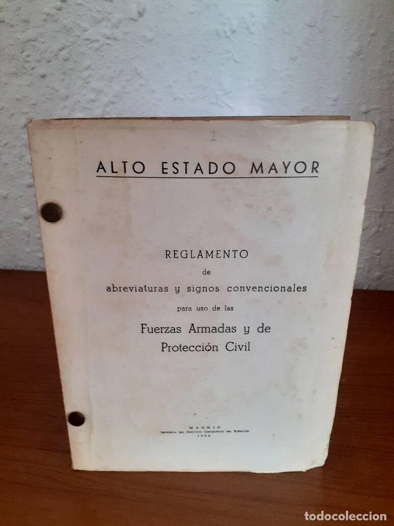 Libros: REGLAMENTO DE ABREVIATURAS Y SIGNOS CONVENCIONALES PARA USO DE LAS FUERZAS ARMADAS Y DE PROTECCION C