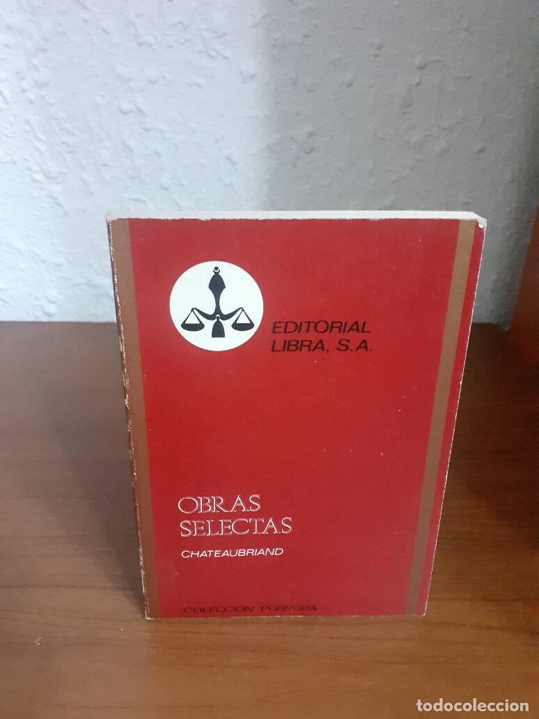 Libros: OBRAS SELECTAS - Chateaubriand - Foto 1