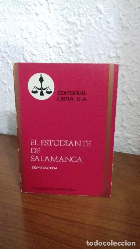 Libros: ESTUDIANTE DE SALAMANCA, EL - Espronceda - Foto 1