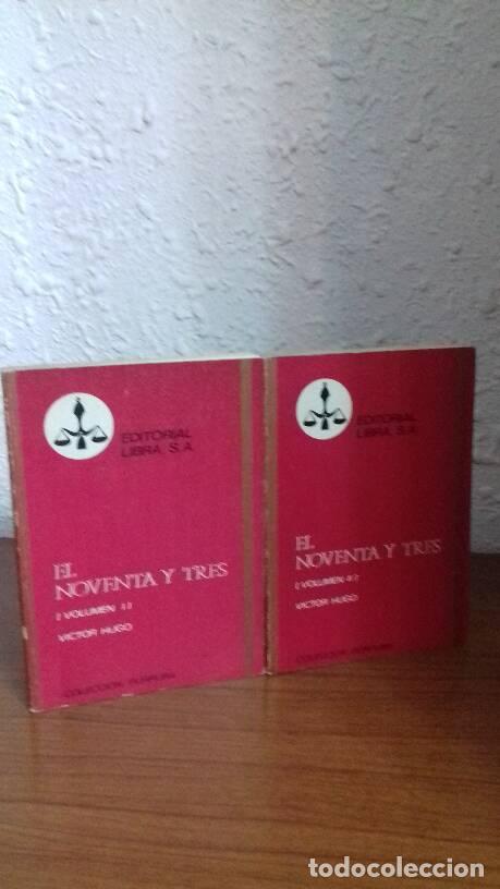 Libros: NOVENTA Y TRES, EL // 2 TOMOS - Hugo, Victor - Foto 1