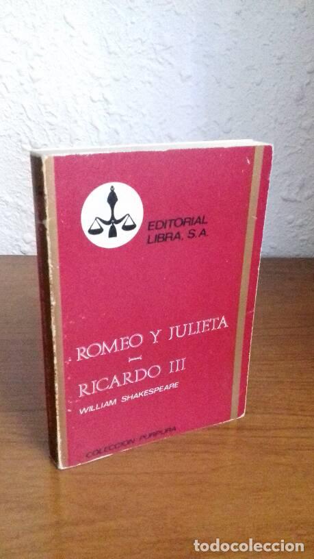 Libros: ROMEO Y JULIETA // RICARDO III - - Foto 1