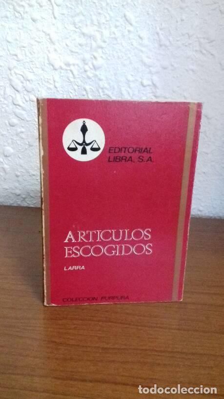 Libros: ARTICULOS ESCOGIDOS - Larra - Foto 1