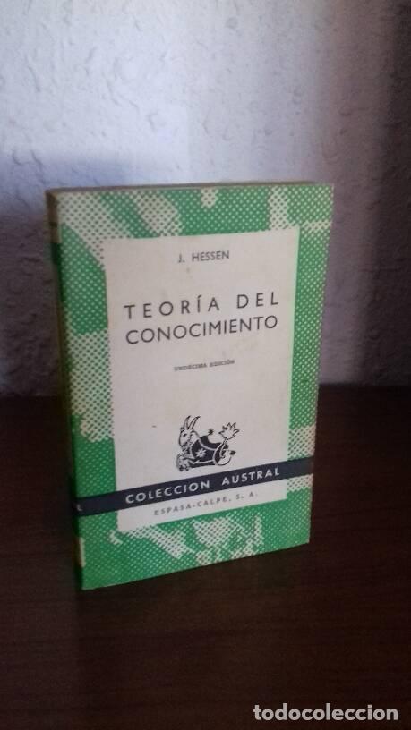 Libros: TEORIA DEL CONOCIMIENTO - Hessen, J. - Foto 1