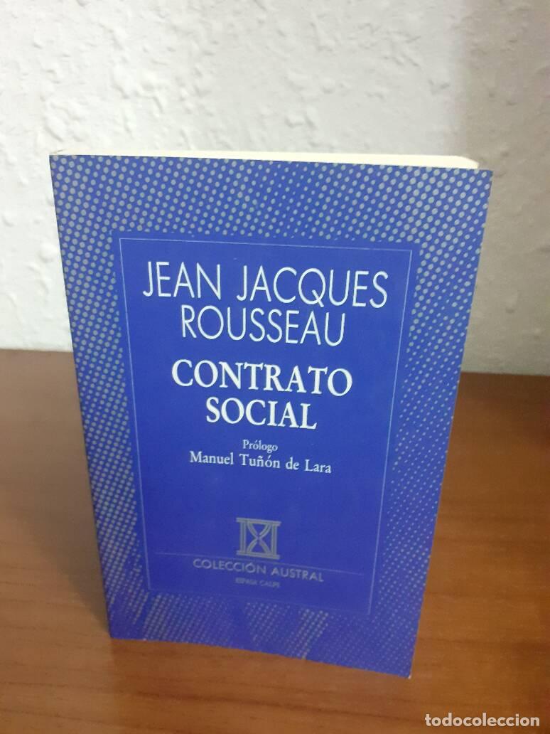 Libros: CONTRATO SOCIAL - Rousseau, Jean Jacques - Foto 1