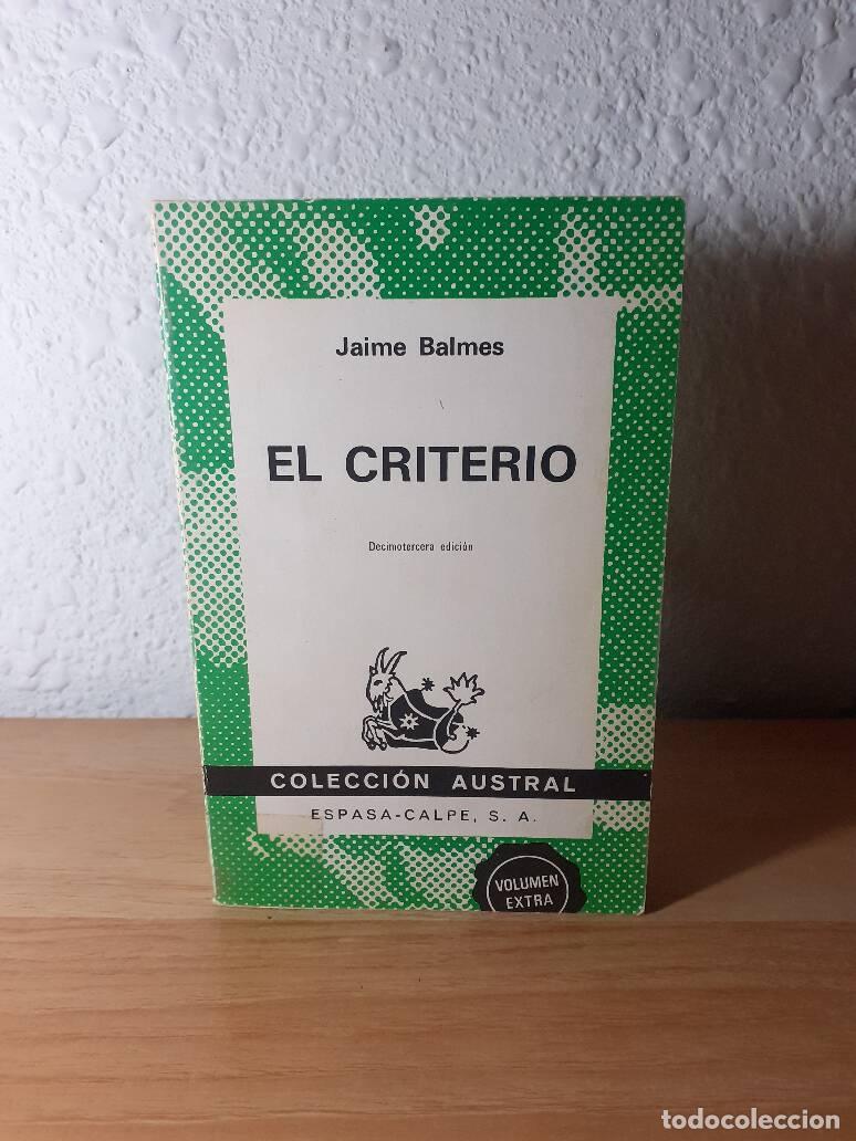 Libros: CRITERIO, EL - Balmes, Jaime - Foto 1