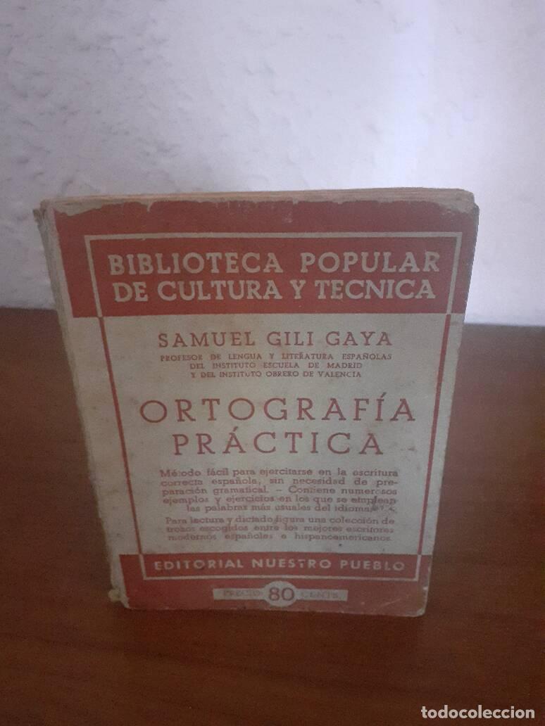 Libros: ORTOGRAFIA PRACTICA - Gili Gaya, Samuel - Foto 1