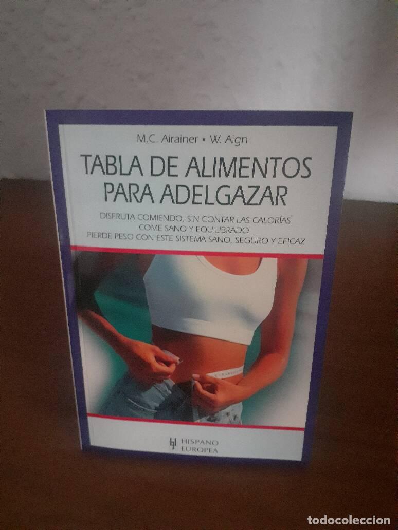 books: TABLA DE ALIMENTOS PARA ADELGAZAR - Airainer, M C; Aign, W