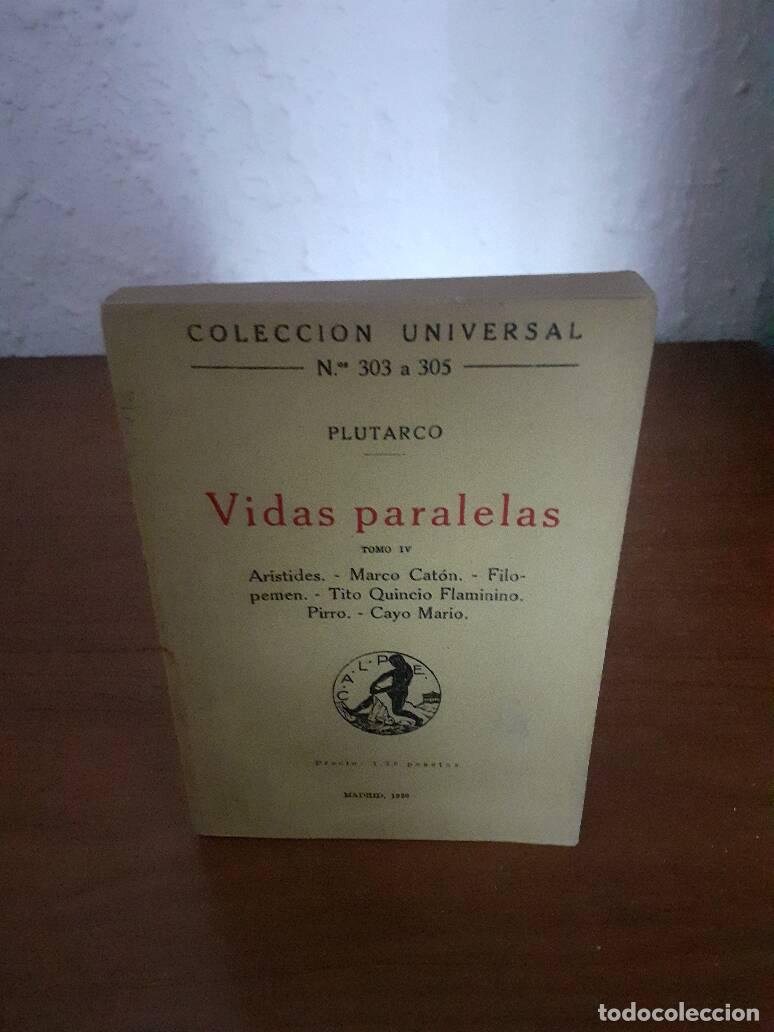 Libros: VIDAS PARALELAS TOMO IV - Plutarco - Foto 1