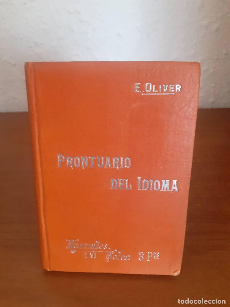 Libros: PRONTUARIO DEL IDIOMA - Oliver, E - Foto 1