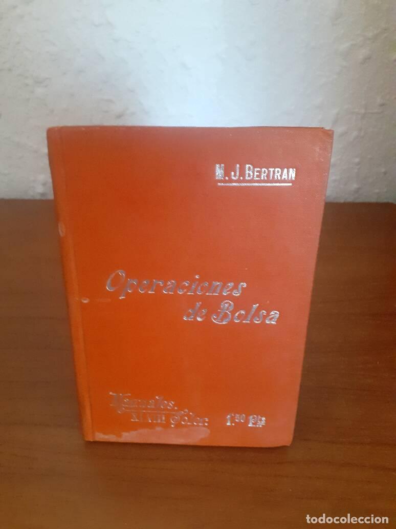 Libros: OPERACIONES DE BOLSA - Bertran, Marcos Jesus - Foto 1