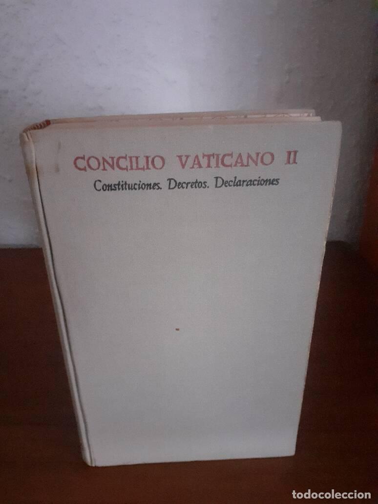 Libros: CONCILIO VATICANO II CONSTITUCIONES DECRETOS DECLARACIONES - - Foto 1