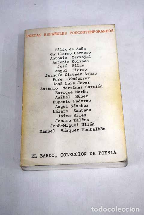 Libros: Poetas espa&ntilde;oles postcontempor&aacute;neos - Foto 1