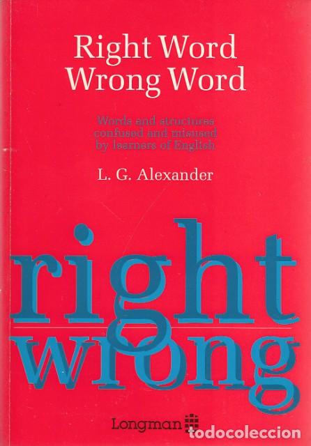 Libros: Right Word Wrong Word - Alexander, Louis G - Foto 1