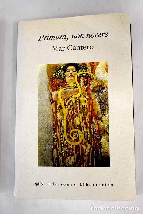 Libros: Primum, non nocere: Cantero, Mar.- Cantero, Mar - Foto 1