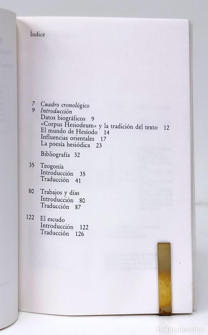 Libros: HES&Iacute;ODO. Poemas hesi&oacute;dicos - Foto 3