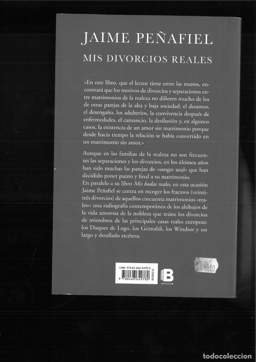 Libros: MIS DIVORCIOS REALES. Jaime Pe&ntilde;afiel - Foto 2