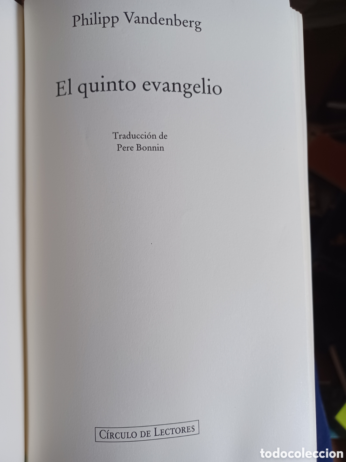 Libros: Barybook 285. El quinto Evangelio Philipp Vanderberg - Foto 3