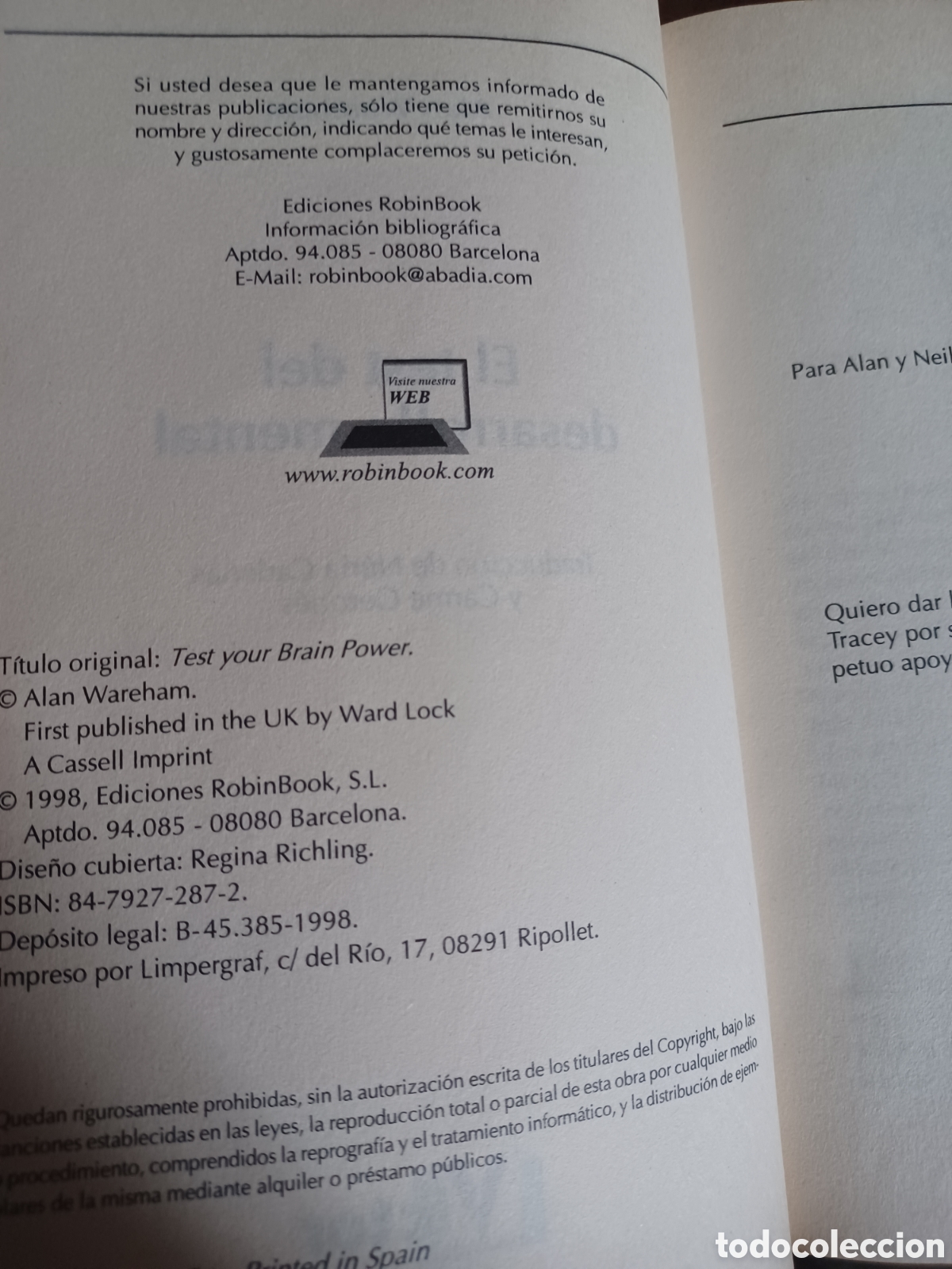 Libros: Barybook C61. el test del desarrollo mental Alain Wareham - Foto 4