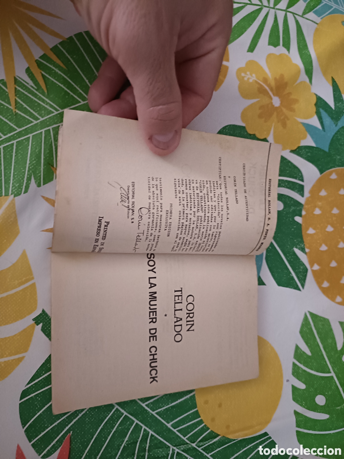 Libros: Libro Soy la mujer de Chuck -Corin Tellado- Editorial Rollan - Foto 4