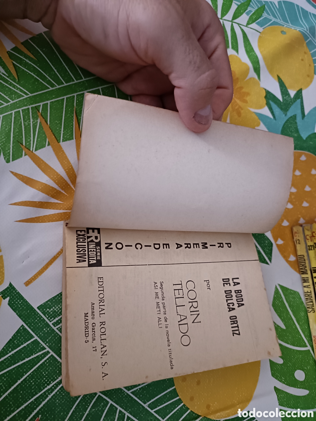 Libros: Libro La boda de Dolca Ortiz -Corin Tellado- Editorial Rollan - Foto 4