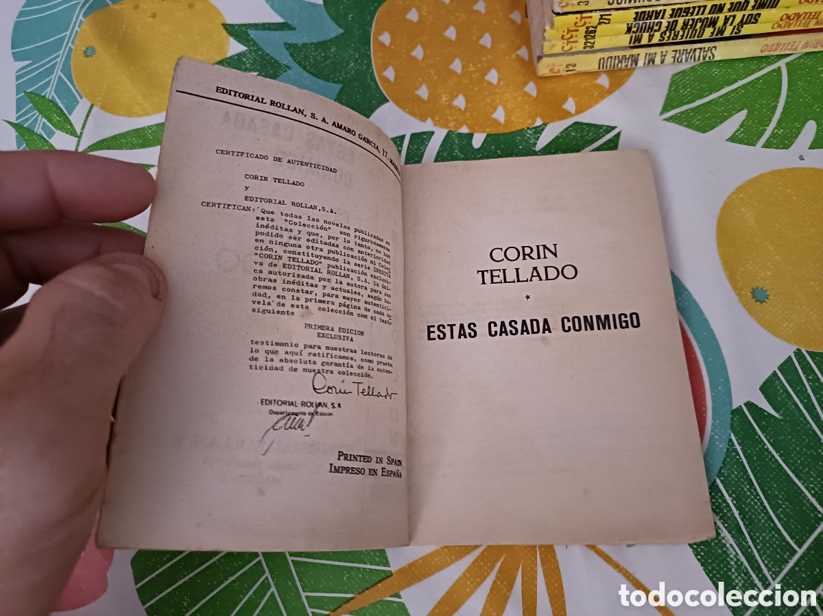 Libros: Libro Est&aacute;s casada conmigo -Corin Tellado- Editorial Rollan - Foto 5