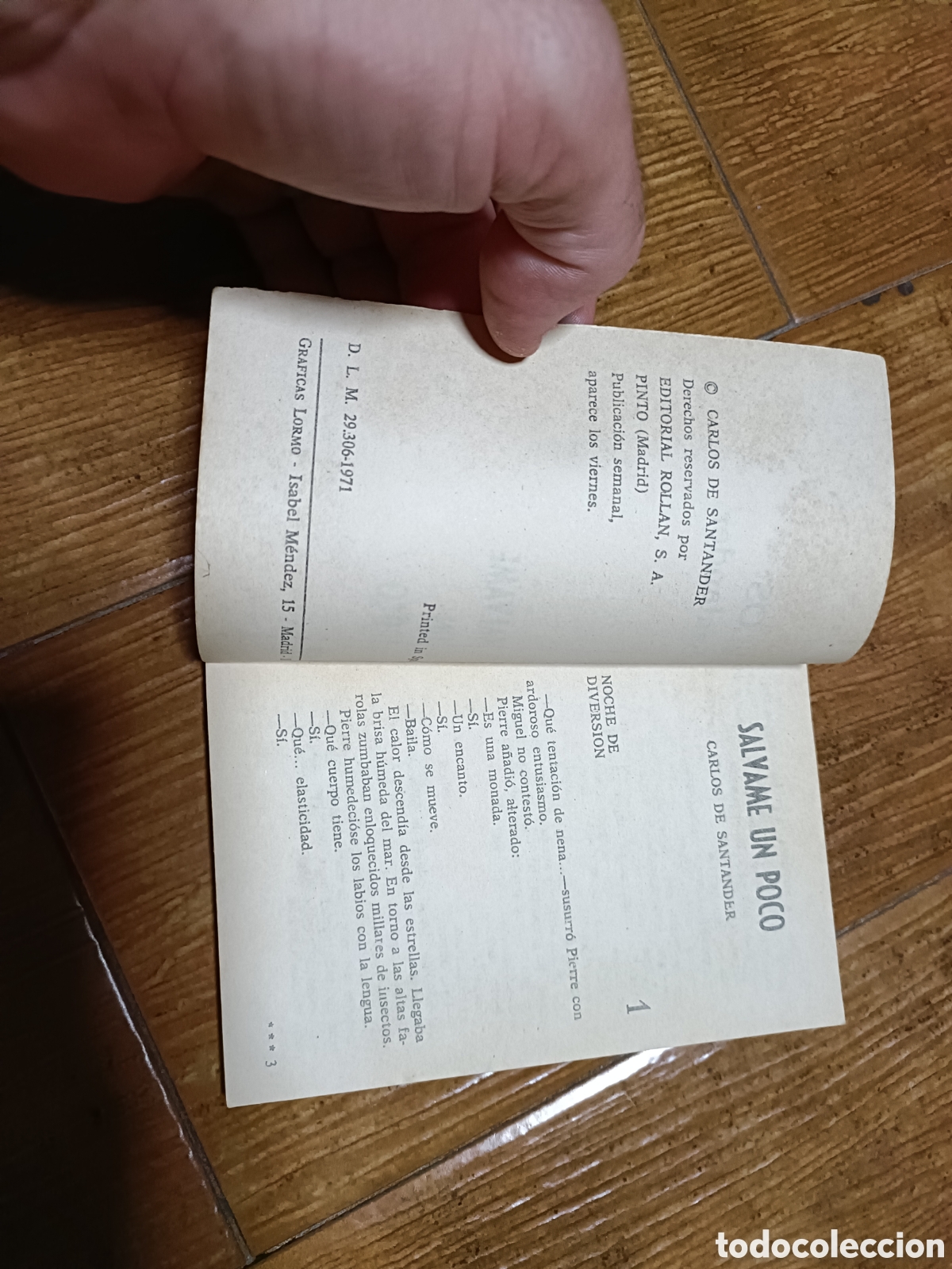Libros: Libro S&agrave;lvame un poco -Carlos de Santander- Ed. Rollan - Foto 4