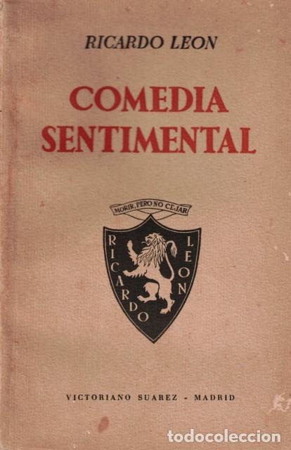 Libros: Comedia sentimental - Leon, Ricardo - Foto 1
